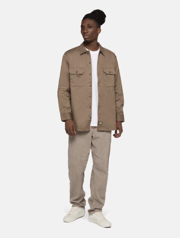 DIKIES Camisa " WORK SHIRT LS REC MUSHROOM "