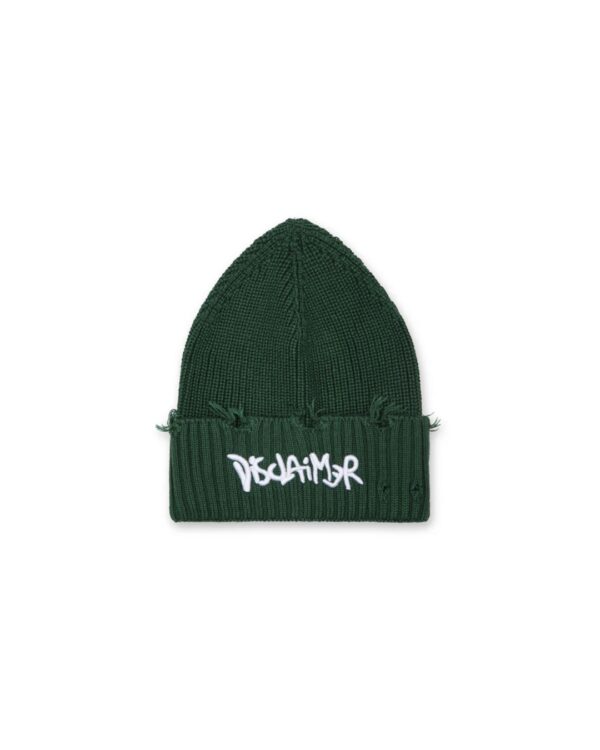 DISCLAIMER Gorro con logo verde