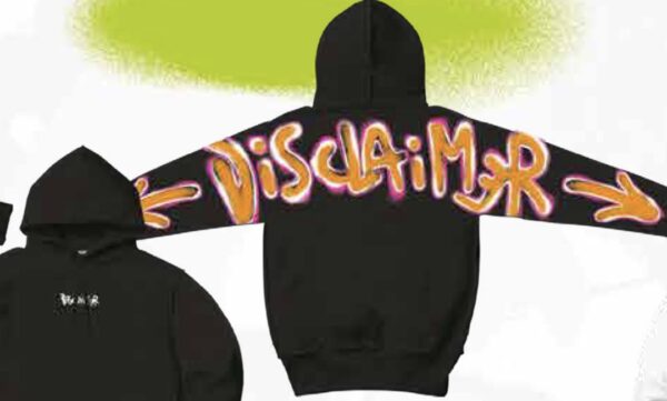 DISCLAIMERSudadera logo naranja basica