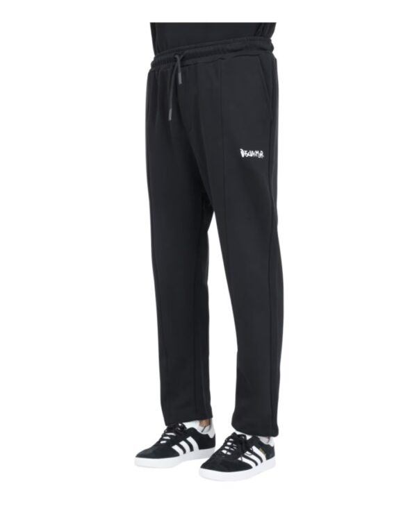 DISCLAIMER Pantalon en felpa color negro