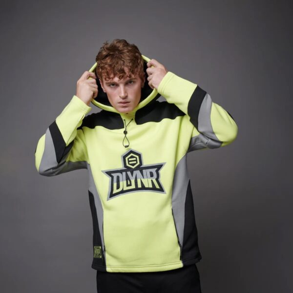 DOLLY NOIR Sudadera " GOAT HOCKEY HOODIE PLUS YELLOW " color amarillo