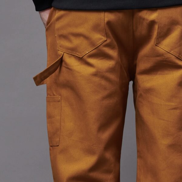 DOLLY NOIR Pantalon " CANVAS CARPENTER PANTS " color caramelo