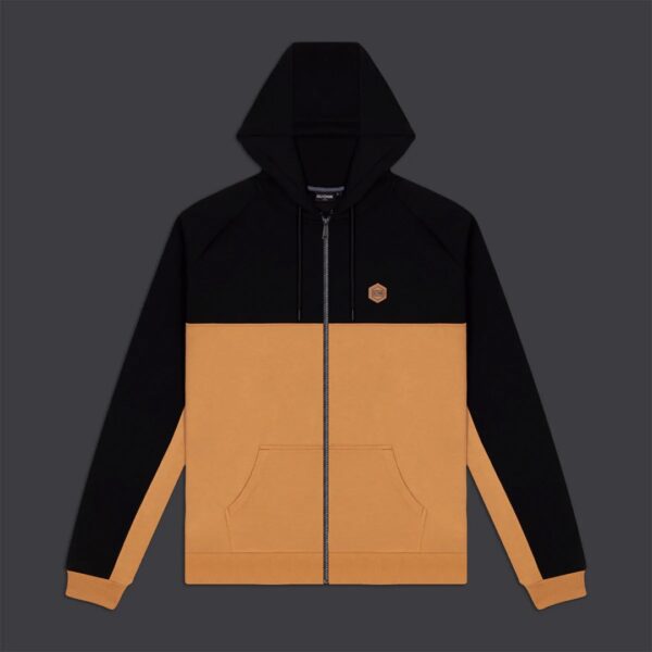 DOLLY NOIRE Sudadera " Section Insert Zip Hoodie " color camel