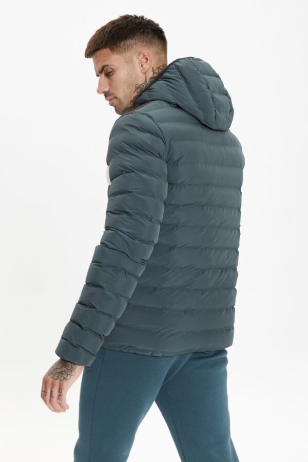 11 DEGREES Chaqueta " Colour Block Space " color verde oscuro