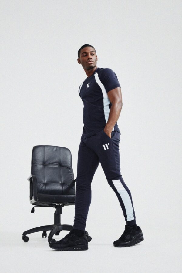 Pantalon 11º  " Cut and Sew " Skinny Fit color Marino