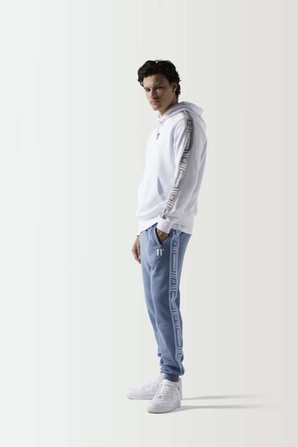 11 DEGREES Pantalon " RETRO TAPED SLIM FIT JOGGERS " color azul