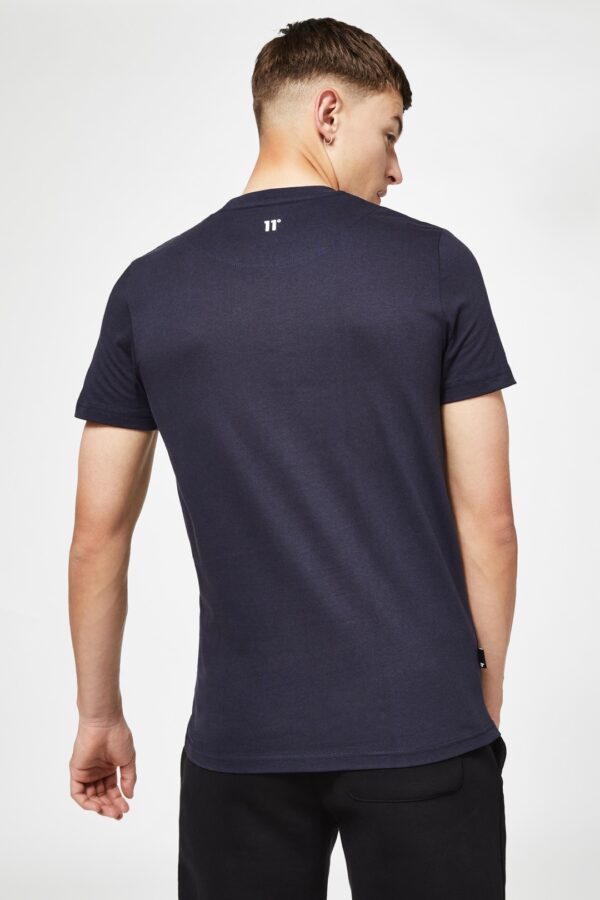 11 DEGREES Camiseta " 3D Linear Gradient " color marino