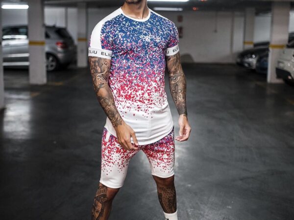 Bermudas ELIU " Picasso " color fucsia