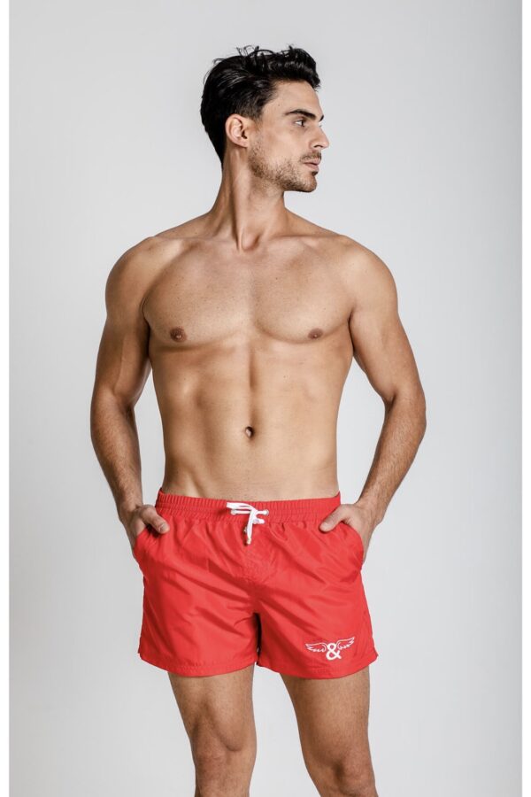 Bañador ELIU " Classic " color rojo