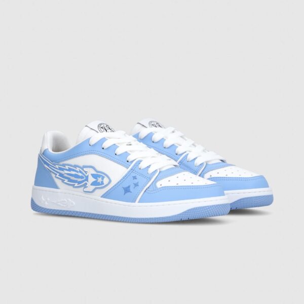 ENTERPRISE JAPAN Sneakers " EJ EGG ROCKET - LOW SNEAKER CALF WHITE/SKY