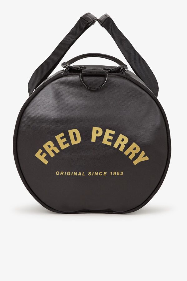 FRED PERRYBolso"TONAL CLASSIC BARREL BAG"color negro