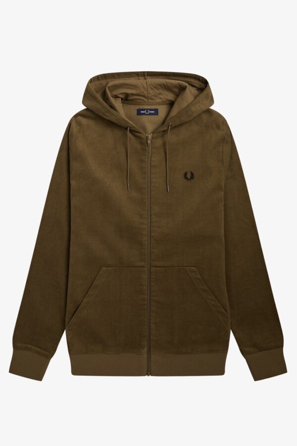 FRED PERRY Chaqueta pana " Cord Hooded " color beige