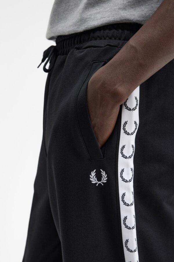 FRED PERRY Pantalon " Taped " color negro