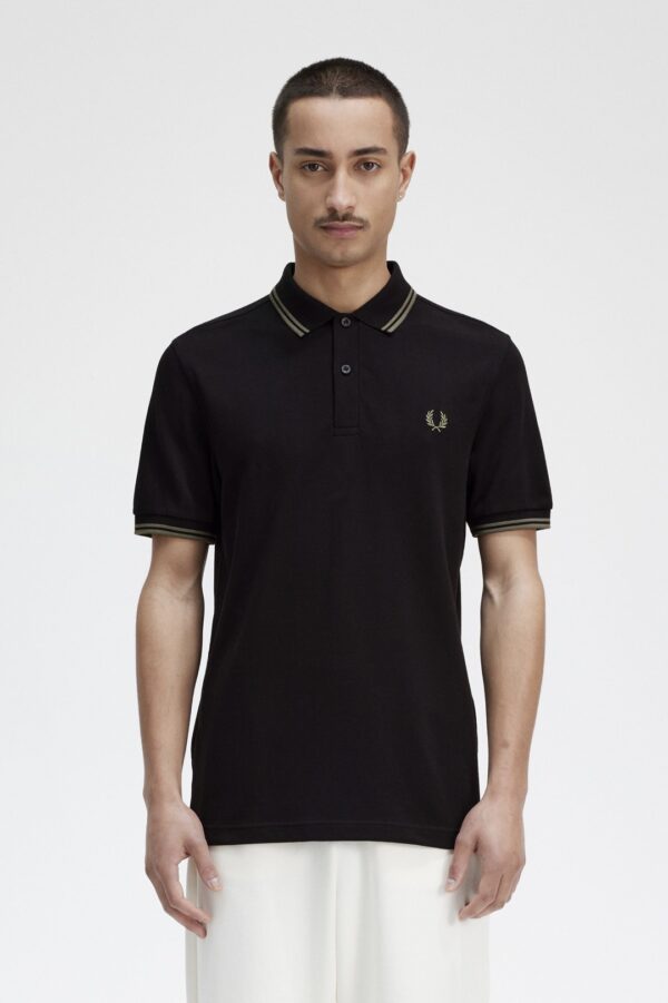 FRED PERRY Polo " 3D Graphic " color negro