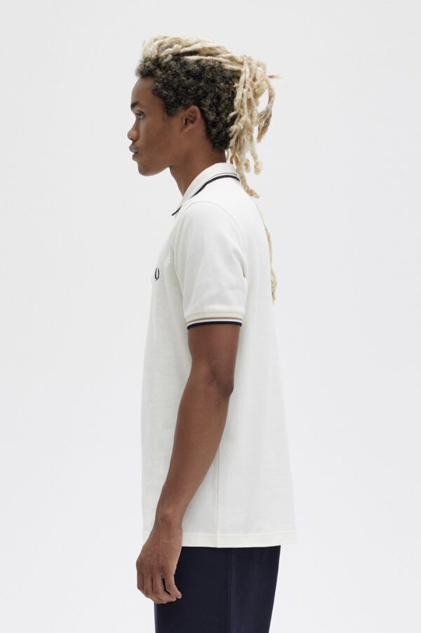 FRED PERRY Polo " Twin Tipped " color crudo