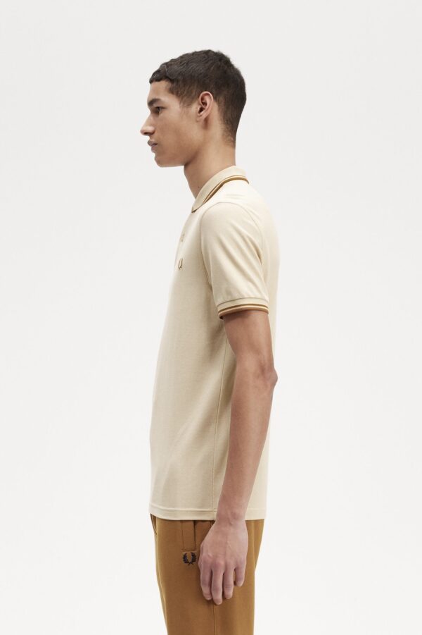 FRED PERRY Polo " Twin Tipped " color beige