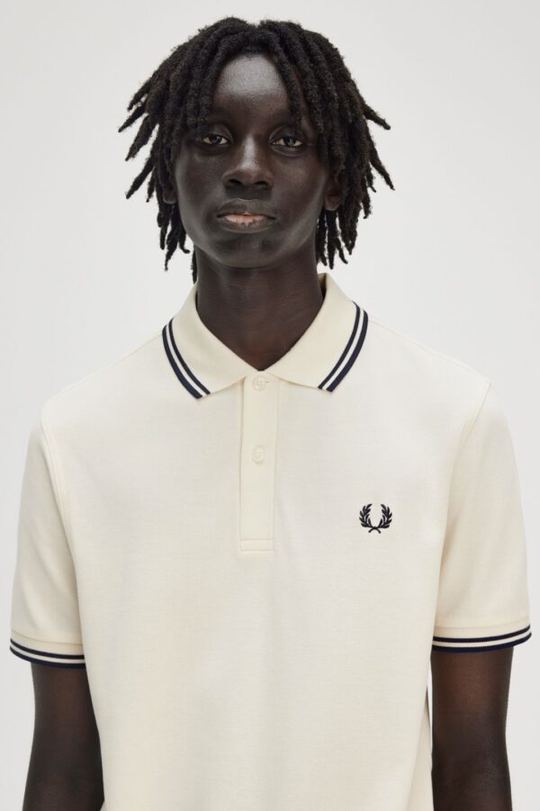 FRED PERRY Polo "TWIN TIPPED FRED PERRY"color crudo