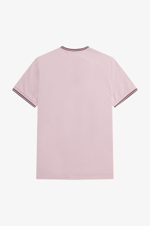 FRED PERRY Camiseta " Twin Tipped " color rosa