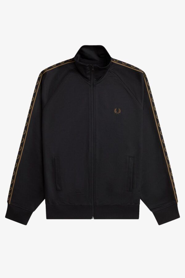 FRED PERRYChaqueta"CONTRAST TAPE TRACK JACKET"color negro