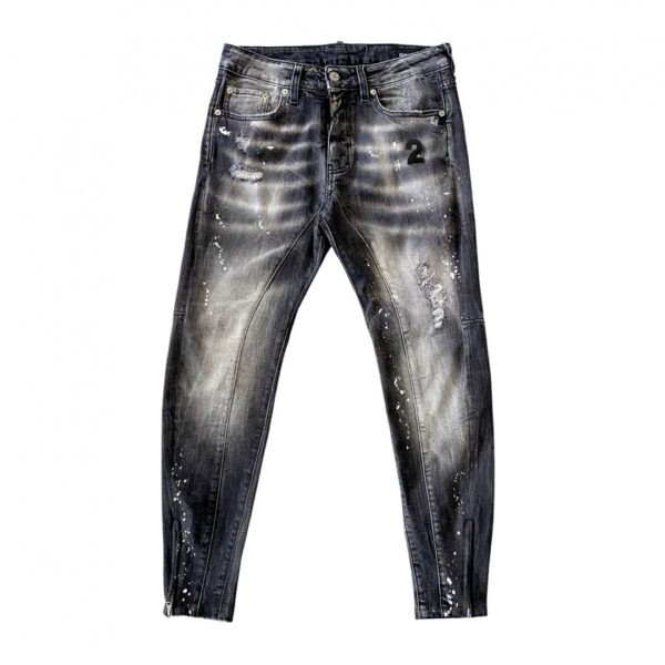 G2FIRENZEPantalon"Two Dark"denim negro lavado