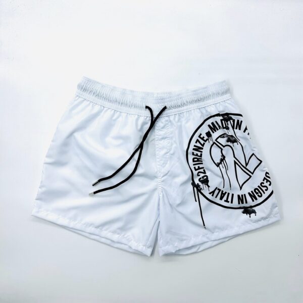 G2FIRENZE Bañador " Logo " color blanco