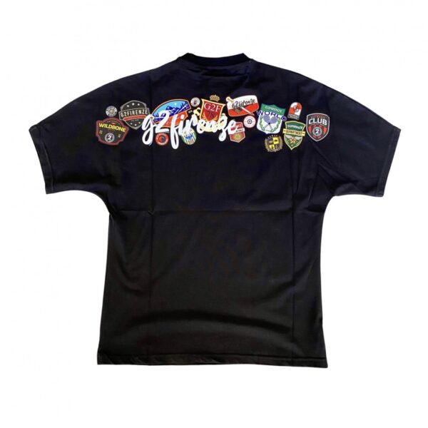 G2FIRENZECamiseta"Logo Scudetti" color negro