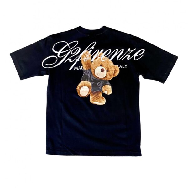 G2FIRENZECamiseta"Art Romantc Bear"color negro