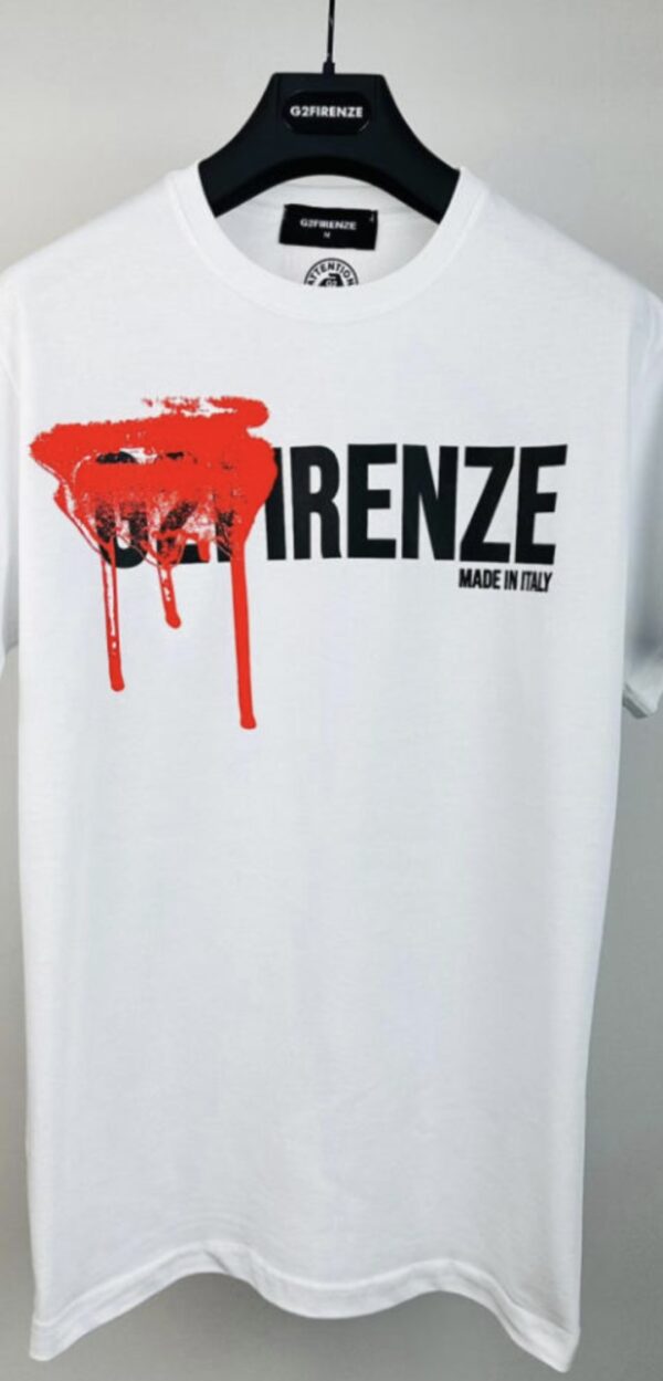 G2FIRENZE Camiseta " Mini Spray " color blanco