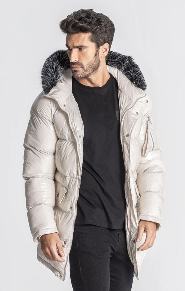 GIANNI KAVANGH Chaqueta " White iD Glossy Coat " color blanco