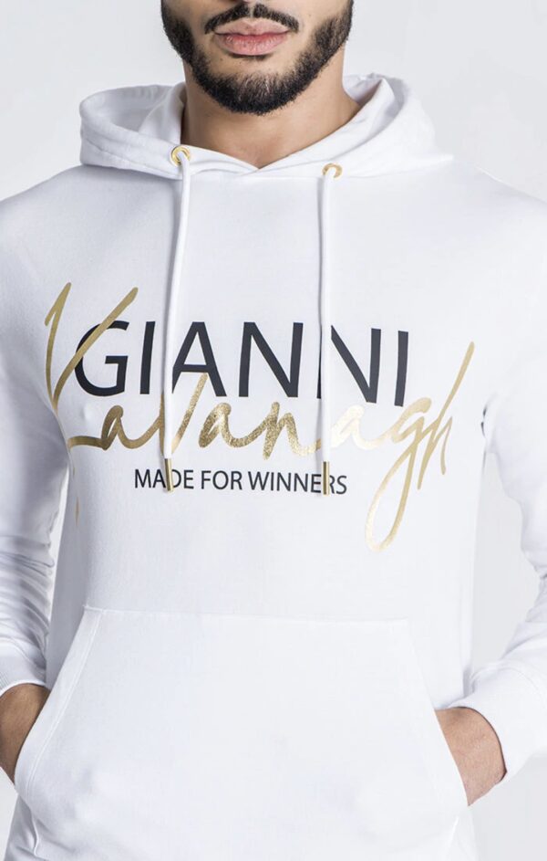 GIANNI KAVANAGH Sudadera " Blurred Lines " color blanco