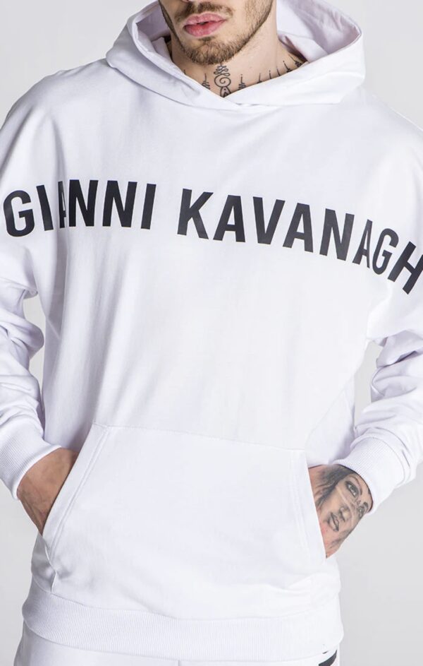 GIANNI KAVANAGH Sudadera " Zoom Oversized " color blanco