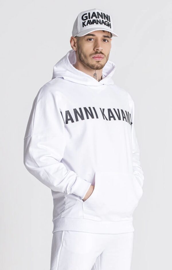 GIANNI KAVANAGH Sudadera " Zoom Oversized " color blanco