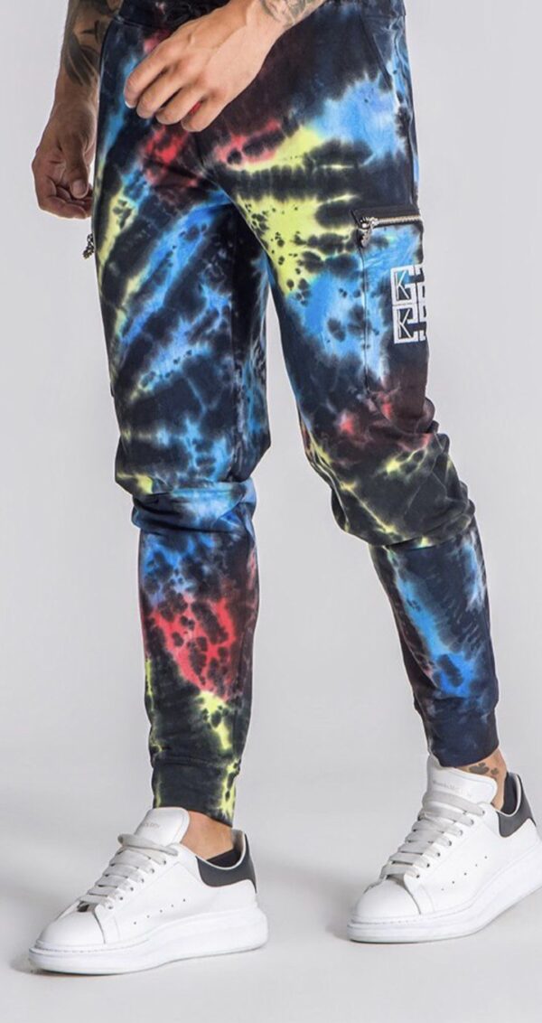GIANNI KAVANGH Pantalon cargo tie dye