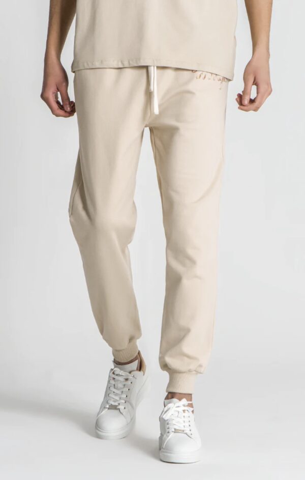GIANNI KAVANAGH Pantalon " Beige Laced Loose Joggers  " color beige