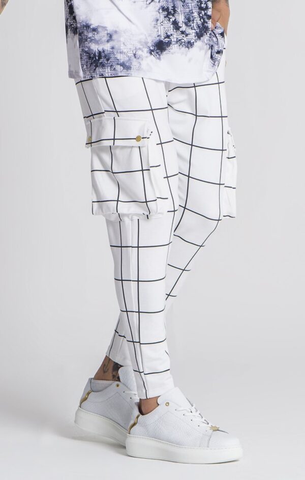 Pantalones  GIANNI KAVANAGH " Mythology Cargo " color blanco