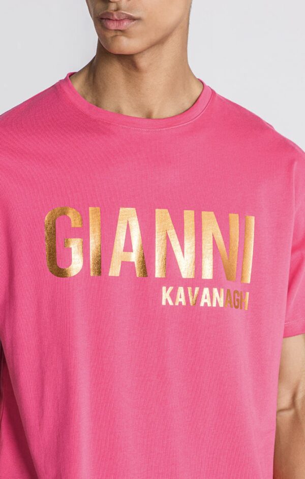 GIANNI KAVANAGH Camiseta "  Palms " color rosa