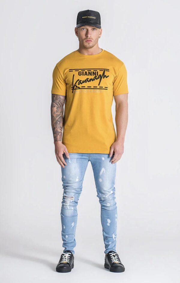 GIANNI KAVANAGH Camiseta " Theater " color amarillo