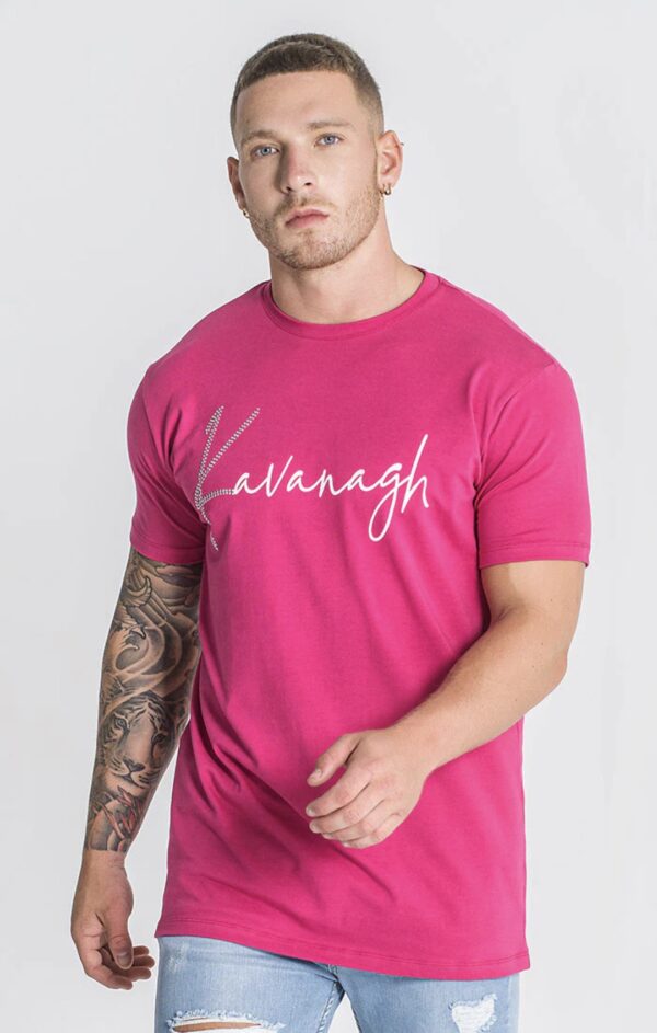 GIANNI KAVANAGH Camiseta " Thunder " color rosa