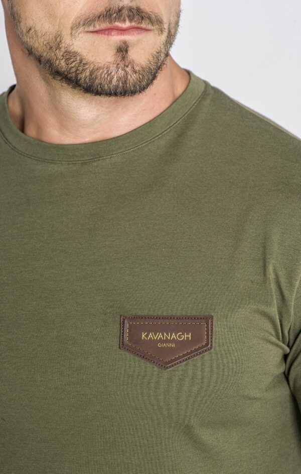 GIANNI KAVANAGH Camiseta " Core Western " color verde