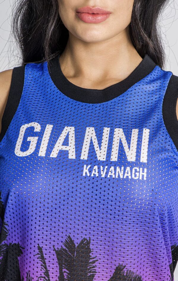 GIANNI KAVANAGH Vestido " Palms " multicolor