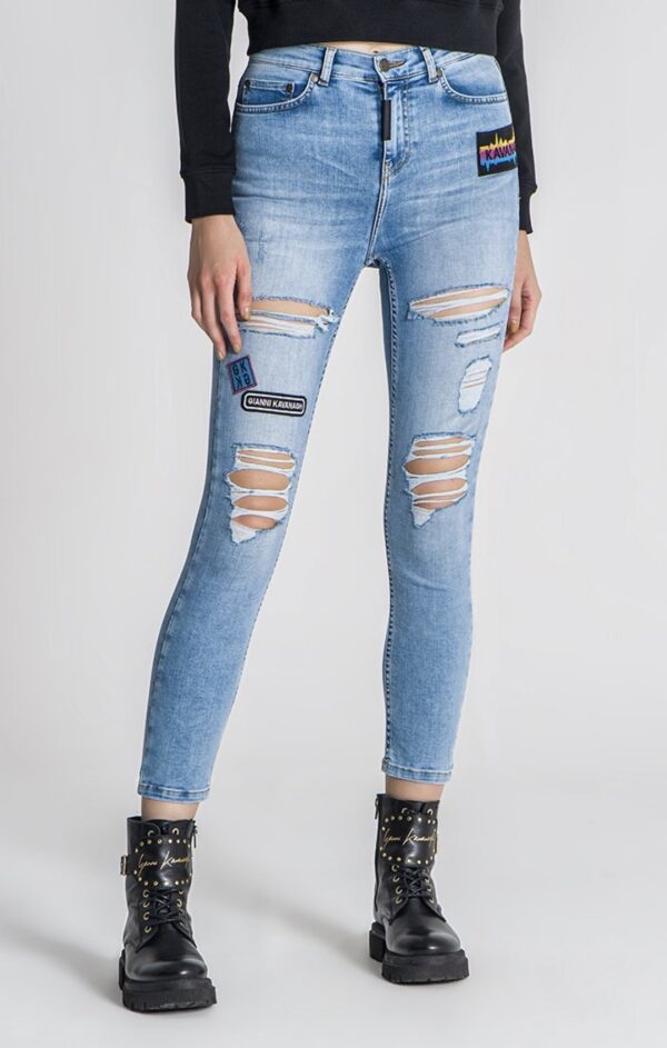 GIANNI KAVANAGH Jeans " Alive " color azul