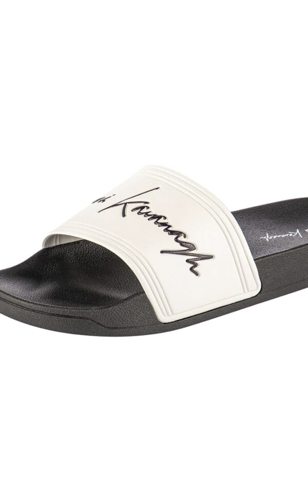 GIANNI KAVANGH Chanclas " Signature " color blanco