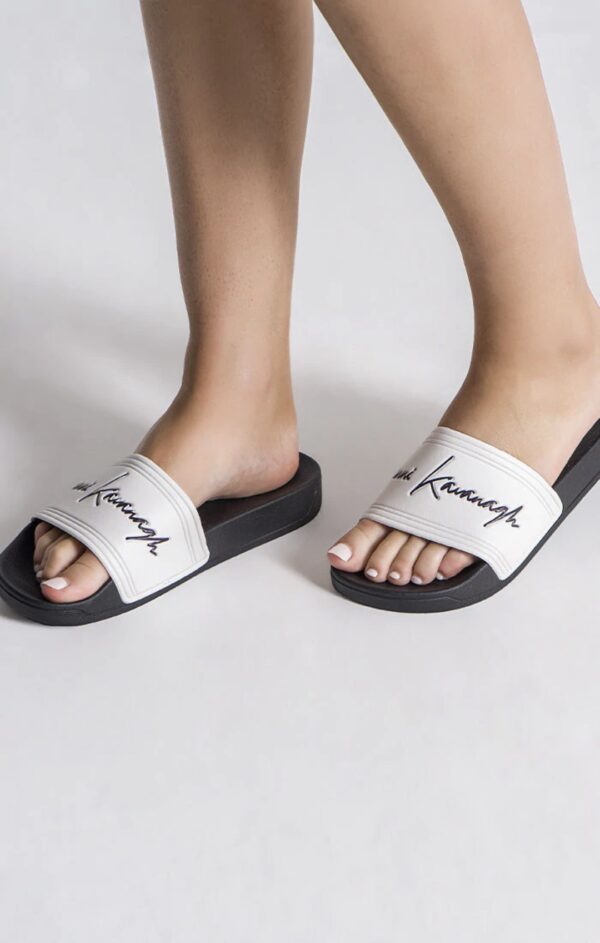 GIANNI KAVANGH Chanclas " Signature " color blanco