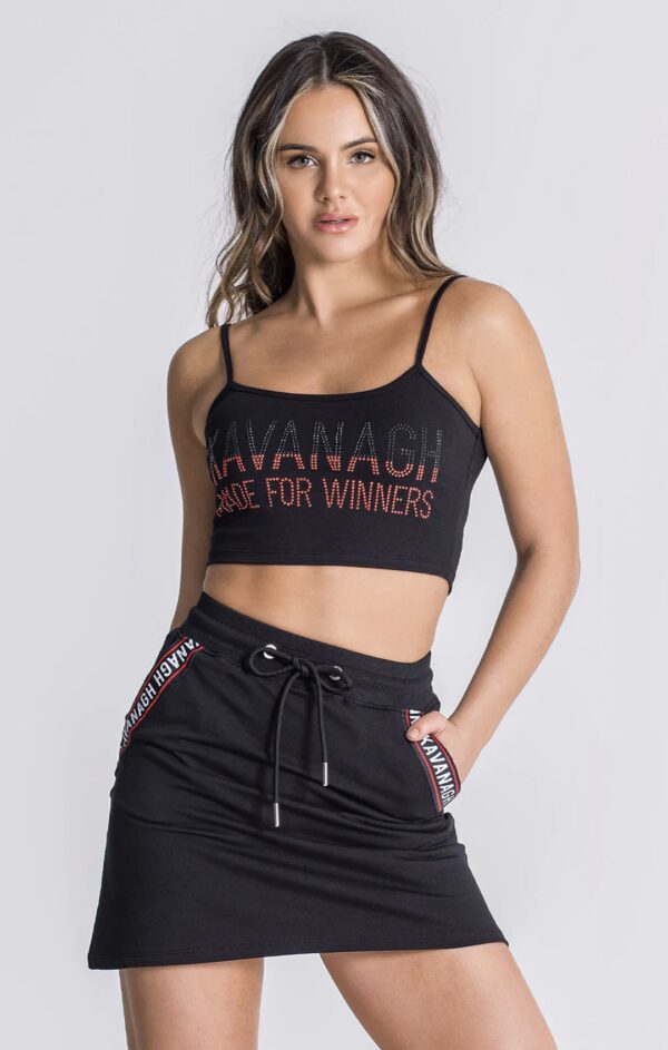 GIANNI KAVANGH Top " Heat " color negro