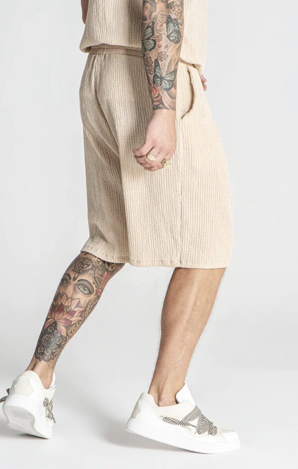 GIANNI KAVANAGH Bermuda " Beige Resort Shorts " color beige