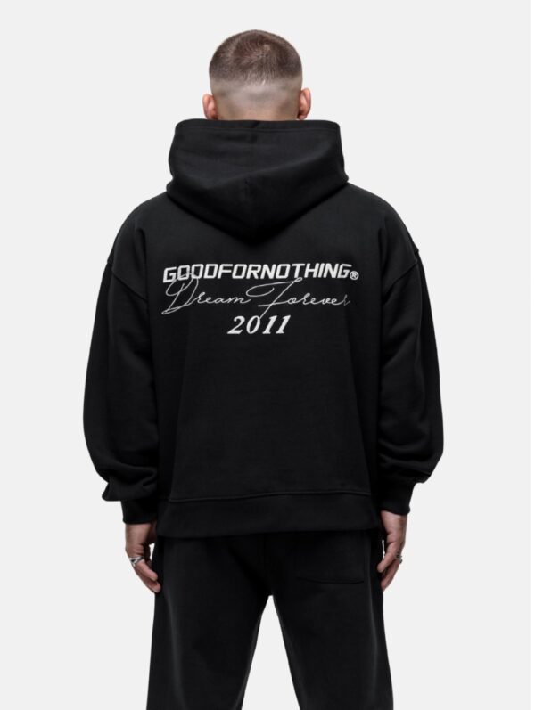 GOOD FOR NOTHING Sudadera " FORBHEST BLACK HOODIE " color negro