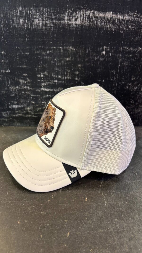 GOORINGorra Oso"BEAR"polipiel blanco