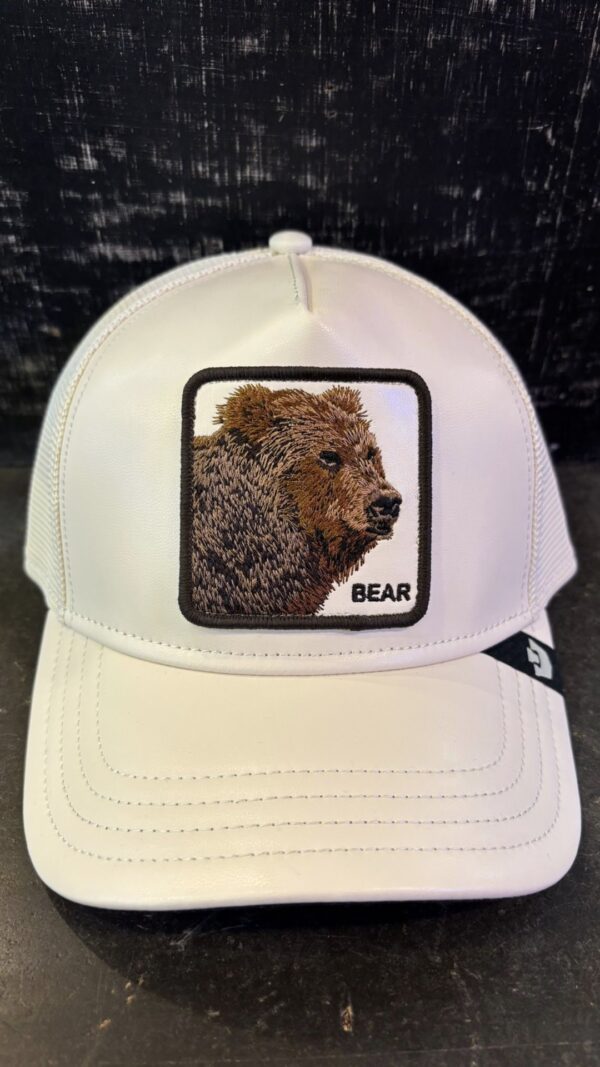 GOORINGorra Oso"BEAR"polipiel blanco