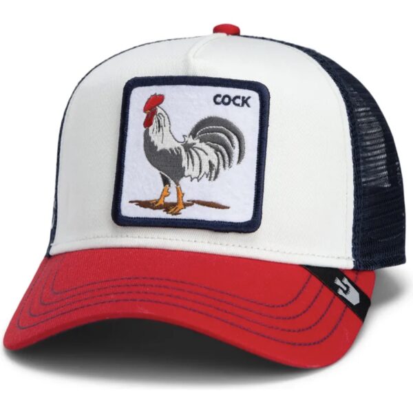 GOORINGorra Gallo"Rooster"color blanco-rojo