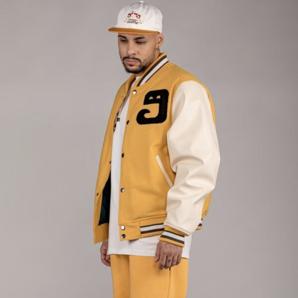 GRIMEY Chaqueta beisbolera " Lust Mantra " color amarillo